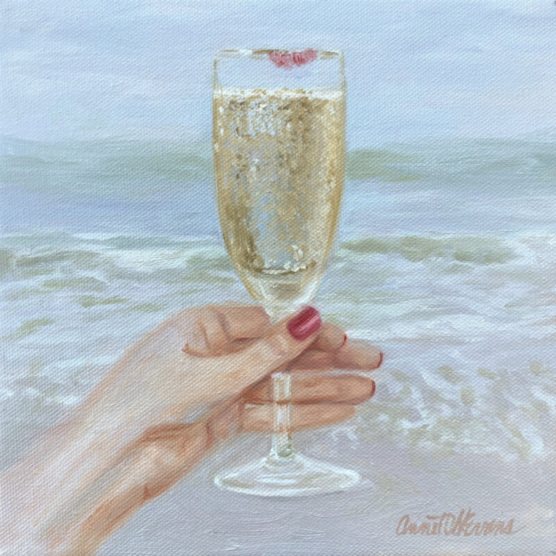 Marilyn Loves Champagne