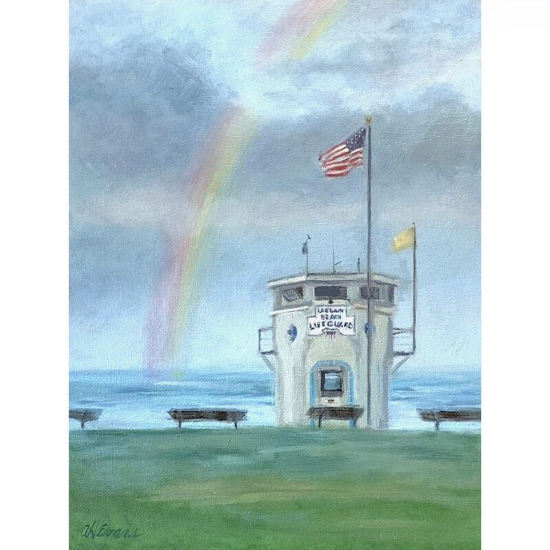 Over the Rainbow - Laguna Beach Lifeguard Tower